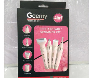 Depiladora para Dama Geemy 4 en 1 🌸 Recargable